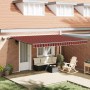 Toldo Retráctil Manual Naranja y marrón 450 x 300 cm tela en Toldos | Comprar online en Foru.es