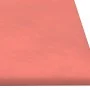Paneles de pared 12 uds terciopelo rosa 90x30 cm 3,24 m² de vidaXL, Recubrimiento de paredes - Ref: Foro24-343922, Precio: 66...