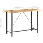 Mesa de bar madera maciza de mango rugosa 150x70x107 cm en Mesas de comedor | Comprar online en Foru.es