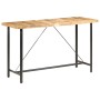 Mesa de bar madera maciza de mango rugosa 180x70x107 cm en Mesas de comedor | Comprar online en Foru.es