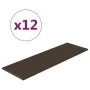 Paneles de pared 12 uds cuero sintético marrón 90x30 cm 3,24 m² by vidaXL, Wall covering - Ref: Foro24-344008, Price: 68,35 €...