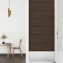 Paneles de pared 12 uds cuero sintético marrón 90x30 cm 3,24 m² by vidaXL, Wall covering - Ref: Foro24-344008, Price: 68,35 €...