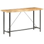 Mesa de bar madera maciza de mango rugosa 180x70x107 cm en Mesas de comedor | Comprar online en Foru.es
