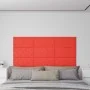 Wandpaneele 12 Stück rotes PE-Leder 60x30 cm 2,16 m² von vidaXL, Wandverkleidung - Ref: Foro24-343990, Preis: 54,35 €, Rabatt: %