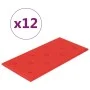 Wandpaneele 12 Stück rotes PE-Leder 60x30 cm 2,16 m² von vidaXL, Wandverkleidung - Ref: Foro24-343990, Preis: 54,35 €, Rabatt: %