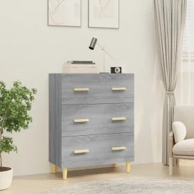 Sonoma gray plywood sideboard 70x34x90 cm by vidaXL, Sideboards - Ref: Foro24-817346, Price: 83,39 €, Discount: %