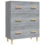 Aparador de madera contrachapada gris Sonoma 70x34x90 cm de vidaXL, Aparadores - Ref: Foro24-817346, Precio: 86,78 €, Descuen...