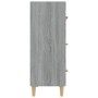 Aparador de madera contrachapada gris Sonoma 70x34x90 cm de vidaXL, Aparadores - Ref: Foro24-817346, Precio: 86,78 €, Descuen...