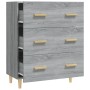 Aparador de madera contrachapada gris Sonoma 70x34x90 cm de vidaXL, Aparadores - Ref: Foro24-817346, Precio: 86,78 €, Descuen...