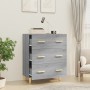 Aparador de madera contrachapada gris Sonoma 70x34x90 cm de vidaXL, Aparadores - Ref: Foro24-817346, Precio: 86,78 €, Descuen...