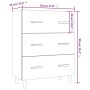 Aparador de madera contrachapada gris Sonoma 70x34x90 cm de vidaXL, Aparadores - Ref: Foro24-817346, Precio: 86,78 €, Descuen...