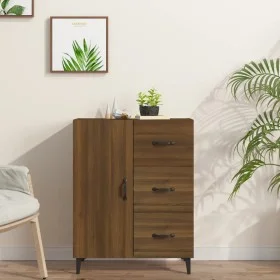 Aparador de madera de ingeniería marrón roble 69,5x34x90 cm de vidaXL, Aparadores - Ref: Foro24-817356, Precio: 70,01 €, Desc...