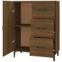 Aparador de madera de ingeniería marrón roble 69,5x34x90 cm de vidaXL, Aparadores - Ref: Foro24-817356, Precio: 70,69 €, Desc...