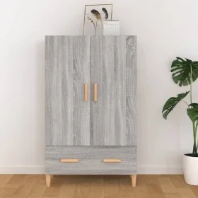 Aparador alto de madera contrachapada gris Sonoma 70x31x115 cm de vidaXL, Aparadores - Ref: Foro24-817472, Precio: 89,16 €, D...