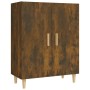 Aparador madera contrachapada color roble ahumado 70x34x90 cm de vidaXL, Aparadores - Ref: Foro24-817327, Precio: 68,43 €, De...