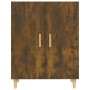 Aparador madera contrachapada color roble ahumado 70x34x90 cm de vidaXL, Aparadores - Ref: Foro24-817327, Precio: 68,43 €, De...