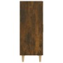 Aparador madera contrachapada color roble ahumado 70x34x90 cm de vidaXL, Aparadores - Ref: Foro24-817327, Precio: 68,43 €, De...