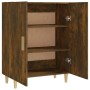 Aparador madera contrachapada color roble ahumado 70x34x90 cm de vidaXL, Aparadores - Ref: Foro24-817327, Precio: 68,43 €, De...