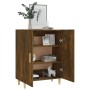Aparador madera contrachapada color roble ahumado 70x34x90 cm de vidaXL, Aparadores - Ref: Foro24-817327, Precio: 68,43 €, De...