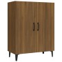 Aparador madera contrachapada color roble marrón 70x34x90 cm de vidaXL, Aparadores - Ref: Foro24-817332, Precio: 71,52 €, Des...