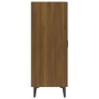 Aparador madera contrachapada color roble marrón 70x34x90 cm de vidaXL, Aparadores - Ref: Foro24-817332, Precio: 71,52 €, Des...