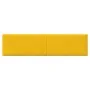 Wandpaneele 12 Stück in gelbem Samt 60x15 cm 1,08 m² von vidaXL, Wandverkleidung - Ref: Foro24-344069, Preis: 28,65 €, Rabatt: %