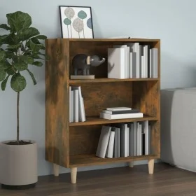 Aparador madera contrachapada roble ahumado 69,5x32,5x90 cm de vidaXL, Aparadores - Ref: Foro24-817375, Precio: 49,65 €, Desc...