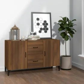 Aparador de madera de ingeniería roble marrón 100x36x60 cm de vidaXL, Aparadores - Ref: Foro24-817470, Precio: 95,97 €, Descu...
