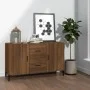 Aparador de madera de ingeniería roble marrón 100x36x60 cm de vidaXL, Aparadores - Ref: Foro24-817470, Precio: 95,97 €, Descu...