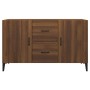 Aparador de madera de ingeniería roble marrón 100x36x60 cm de vidaXL, Aparadores - Ref: Foro24-817470, Precio: 97,20 €, Descu...