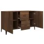 Aparador de madera de ingeniería roble marrón 100x36x60 cm de vidaXL, Aparadores - Ref: Foro24-817470, Precio: 95,97 €, Descu...