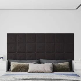 Wandpaneele 12 Stück schwarzes Kunstleder 30x30 cm 1,08 m² von vidaXL, Wandverkleidung - Ref: Foro24-343974, Preis: 31,33 €, ...