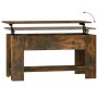 Mesa de centro madera contrachapada roble ahumado 101x49x52 cm de vidaXL, Mesas de centro - Ref: Foro24-819272, Precio: 72,89...