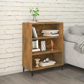 Aparador madera contrachapada roble ahumado 69,5x32,5x90 cm de vidaXL, Aparadores - Ref: Foro24-817378, Precio: 47,60 €, Desc...