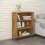 Aparador madera contrachapada roble ahumado 69,5x32,5x90 cm de vidaXL, Aparadores - Ref: Foro24-817378, Precio: 48,15 €, Desc...