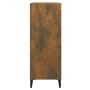 Aparador madera contrachapada roble ahumado 69,5x32,5x90 cm de vidaXL, Aparadores - Ref: Foro24-817378, Precio: 48,15 €, Desc...