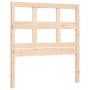 Estructura de cama con cabecero madera maciza 90x200 cm de vidaXL, Camas y somieres - Ref: Foro24-3194816, Precio: 91,21 €, D...