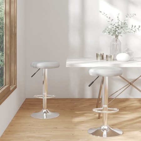 Taburetes de cocina 2 unidades cuero sintético gris en Taburetes de cocina | Comprar online en Foru.es