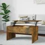 Mesa de centro madera ingeniería roble ahumado 80x50,5x41,5 cm de vidaXL, Mesas de centro - Ref: Foro24-819287, Precio: 55,66...