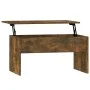 Mesa de centro madera ingeniería roble ahumado 80x50,5x41,5 cm de vidaXL, Mesas de centro - Ref: Foro24-819287, Precio: 55,66...