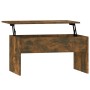 Mesa de centro madera ingeniería roble ahumado 80x50,5x41,5 cm de vidaXL, Mesas de centro - Ref: Foro24-819287, Precio: 56,48...