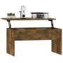 Mesa de centro madera ingeniería roble ahumado 80x50,5x41,5 cm de vidaXL, Mesas de centro - Ref: Foro24-819287, Precio: 55,66...