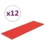 Wandpaneele 12 Stück rotes Kunstleder 90x30 cm 3,24 m² von vidaXL, Wandverkleidung - Ref: Foro24-344004, Preis: 78,80 €, Raba...