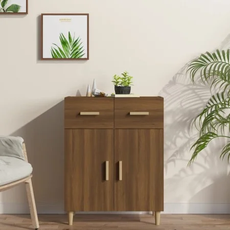 Aparador madera contrachapada marrón roble 69,5x34x89 cm de vidaXL, Aparadores - Ref: Foro24-817359, Precio: 69,43 €, Descuen...