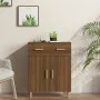 Aparador madera contrachapada marrón roble 69,5x34x89 cm de vidaXL, Aparadores - Ref: Foro24-817359, Precio: 69,43 €, Descuen...
