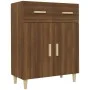 Aparador madera contrachapada marrón roble 69,5x34x89 cm de vidaXL, Aparadores - Ref: Foro24-817359, Precio: 69,43 €, Descuen...