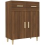 Aparador madera contrachapada marrón roble 69,5x34x89 cm de vidaXL, Aparadores - Ref: Foro24-817359, Precio: 70,08 €, Descuen...