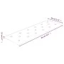 Paneles de pared 12 uds cuero sintético rojo 90x30 cm 3,24 m² de vidaXL, Recubrimiento de paredes - Ref: Foro24-344004, Preci...