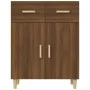 Aparador madera contrachapada marrón roble 69,5x34x89 cm de vidaXL, Aparadores - Ref: Foro24-817359, Precio: 69,43 €, Descuen...
