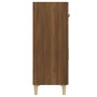 Aparador madera contrachapada marrón roble 69,5x34x89 cm de vidaXL, Aparadores - Ref: Foro24-817359, Precio: 70,08 €, Descuen...